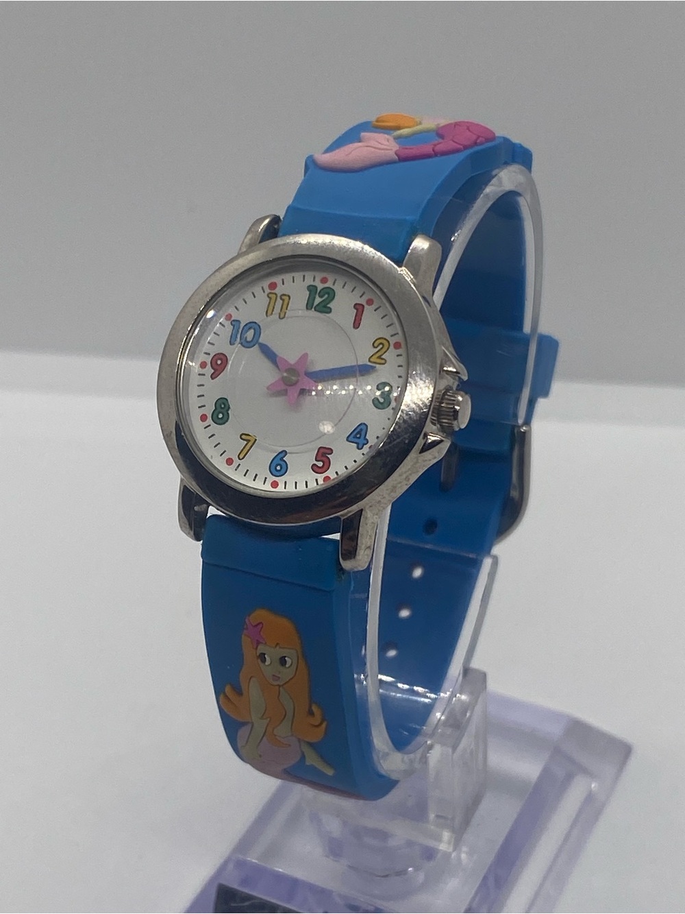 Blue Kids Mermaid Watch - Cute Timepiece for Children